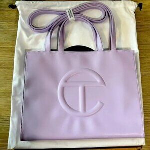 Telfar lilac Medium Shopping Tote Bag